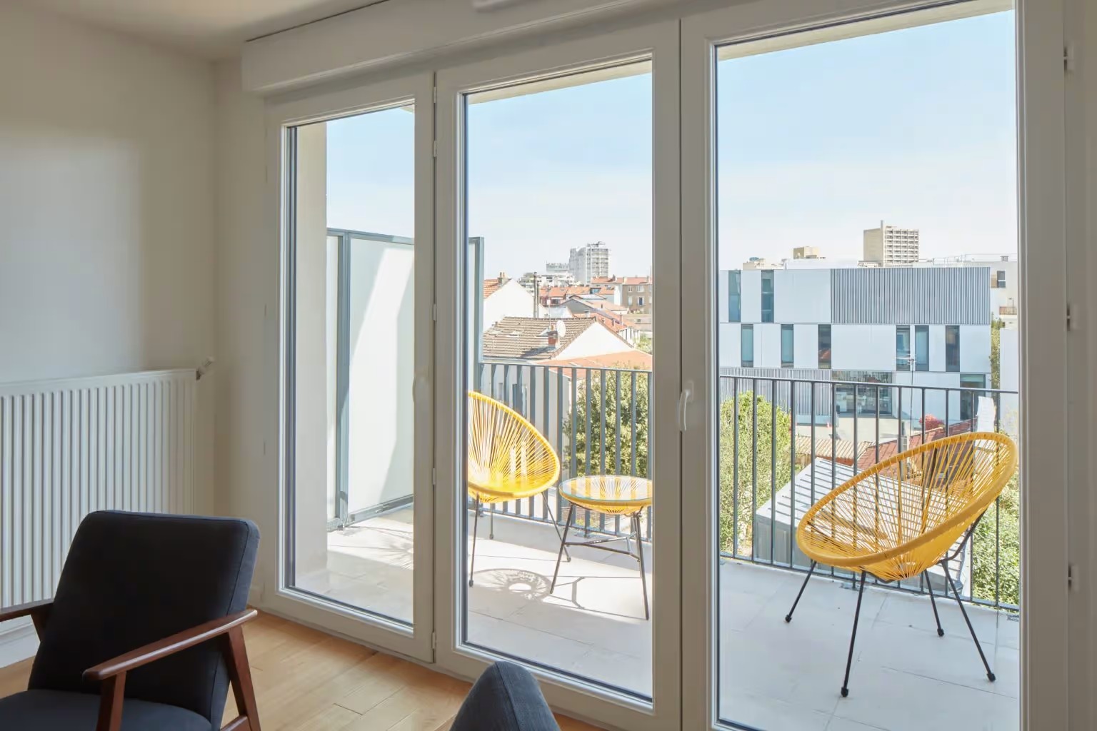 Appartement 3 pièces côté jardin